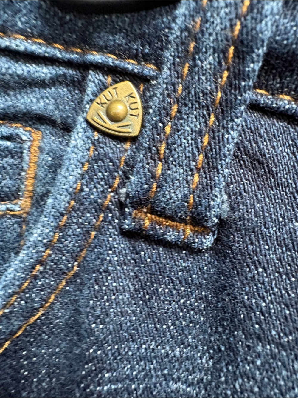 Kut from the Kloth Slim Straight Dark Indigo Jeans - Picture 2 of 8